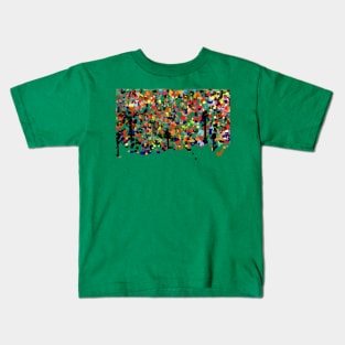 An Abstract Rainbow of Colors Mug, Mask, Pin Kids T-Shirt